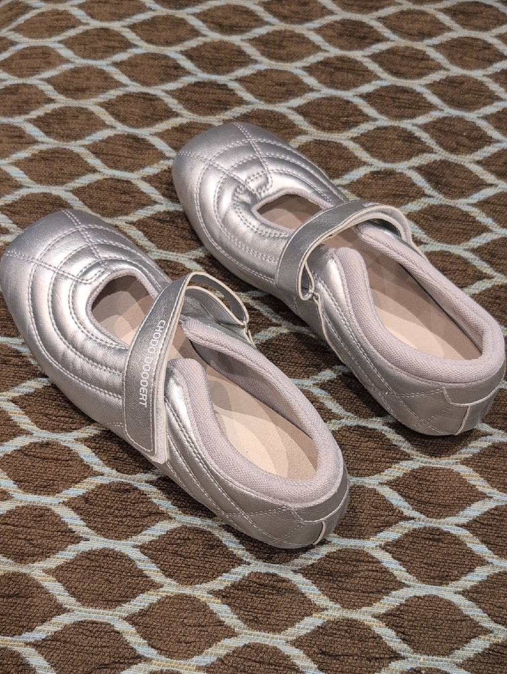 Silver Mary Jane Sneakers